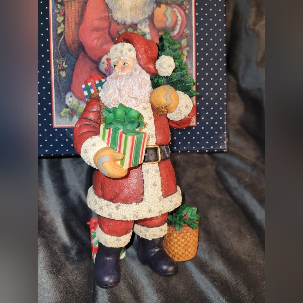 Vtg Lang & Wise Classic Santa Collection 1998 1st Ed Presents From Santa  Boxed